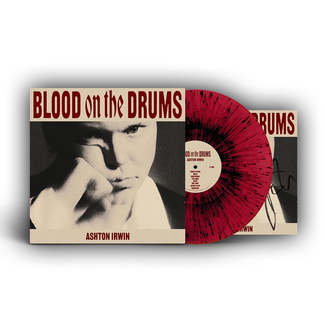 Ashton Irwin Blood on The Drums with Autographed insert